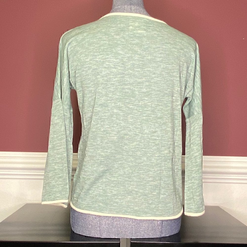 Wild Blue green bell style sleeves blouse XS - Picture 3 of 3